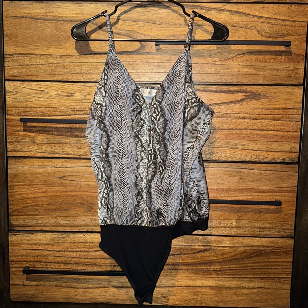 Snakeskin bodysuit